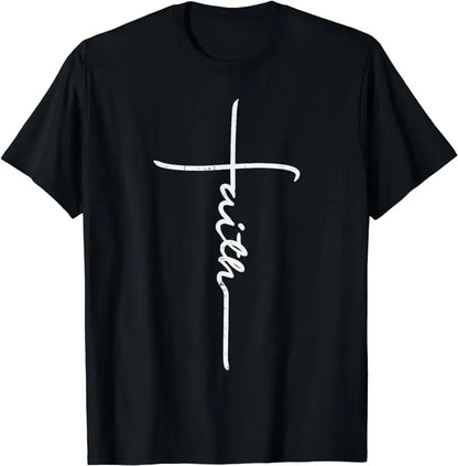 Believe Christian T-Shirt — Unisex Cross Design | Minimalist Faith Tee for Men & Women