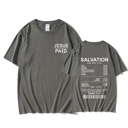 Salvation Paid In Full Tee - Bold Jesus Graphic Shirt ( Unisex )