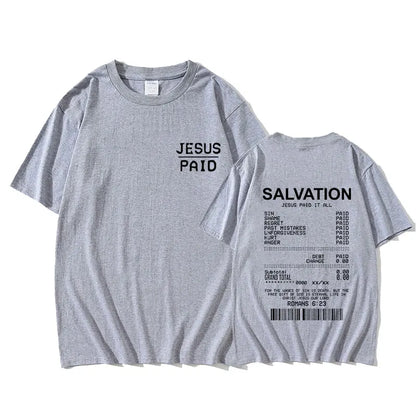 Salvation Paid In Full Tee - Bold Jesus Graphic Shirt ( Unisex )