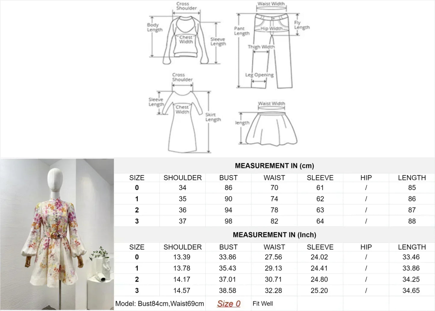 Linen Floral Lantern Sleeve Dress –  Belted Button-Down For Summer & Fall