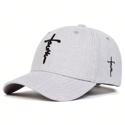 Fashion Faith Embroidery Baseball Cap Men Women Spring Summer Sun Hats Cotton Snapback Hat Unises Hip Hop Trucker Caps Gorras