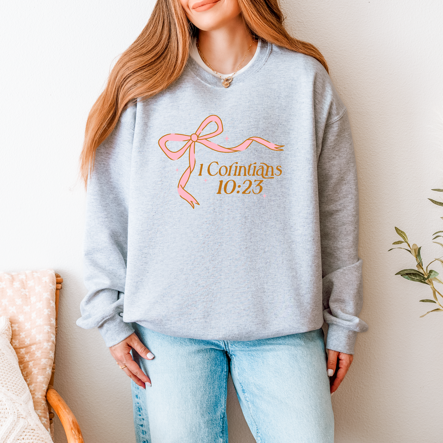 Do It All for the Glory of God – 1 Corinthians 10:31 Christian Sweatshirt (Women’s Faith Apparel)