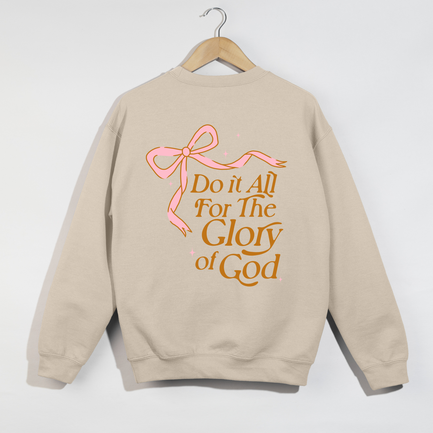 Do It All for the Glory of God – 1 Corinthians 10:31 Christian Sweatshirt (Women’s Faith Apparel)