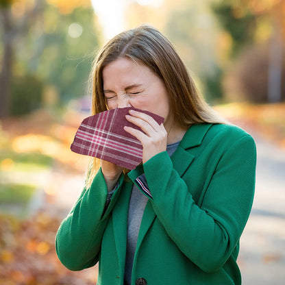 12Pcs Classic Plaid Handkerchiefs for Men,  Soft Cotton Hankies, 14''X14'' Square Pocket