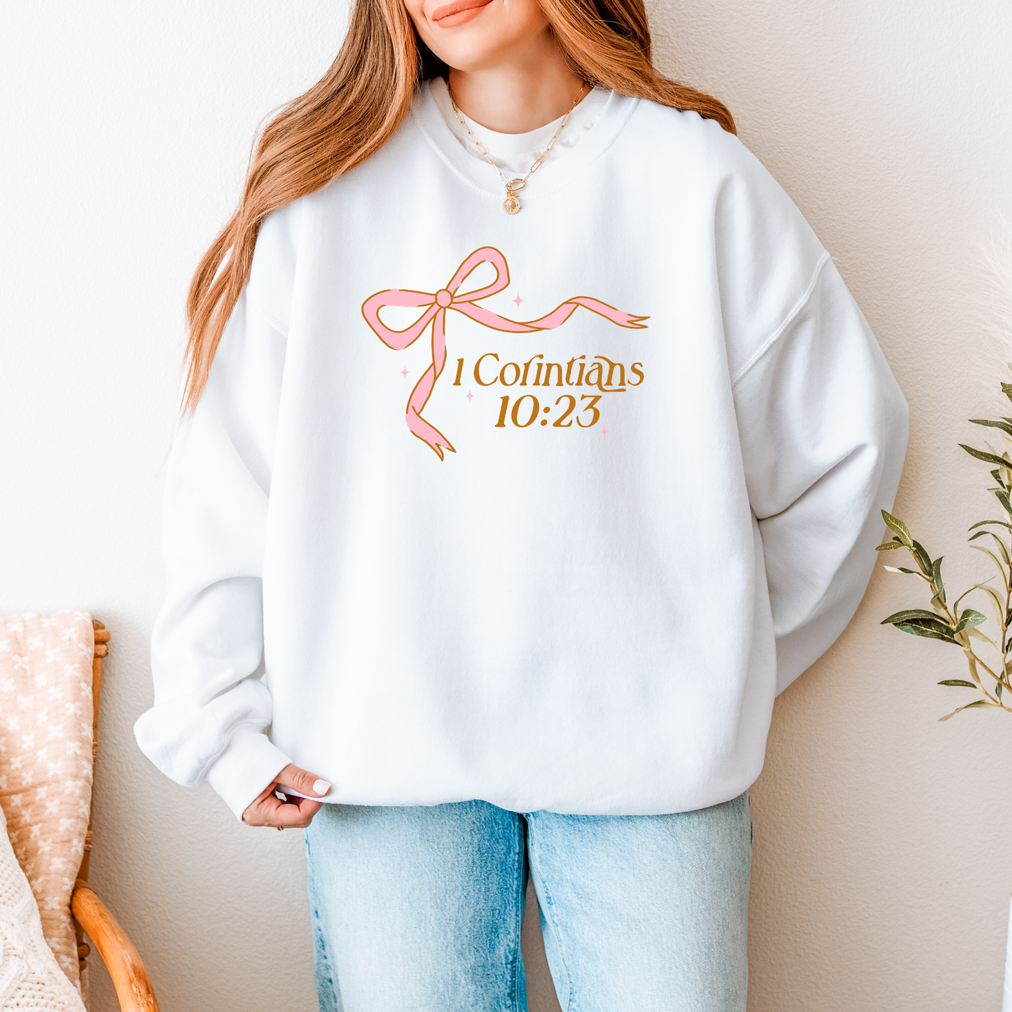Do It All for the Glory of God – 1 Corinthians 10:31 Christian Sweatshirt (Women’s Faith Apparel)